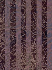 Tapéta Elegáns lila-barna csíkok a hálószoba nappaliba 206x275 +ragasztó