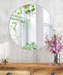 Fali tükör kerek dekoratív 40cm üveg Hd