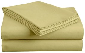 Pamut lepedő LUX sárga 140x240 cm