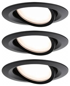 Paulmann 93080 - 3x6W LED dimm. mennyezeti lámpa COIN IP23 230V készlet