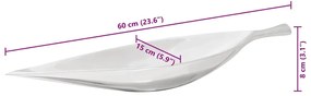 Gyümölcskosár Ezüst 60 x 15 x 8 cm Alumínium