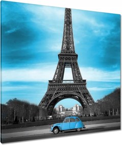 Vászonkép 90x90 Kék Párizs