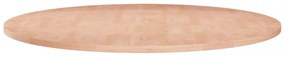 kerek kezeletlen tömör tölgyfa asztallap Ø60 x 1,5 cm