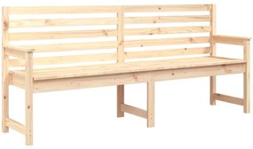 tömör fenyőfa kerti pad 203,5x48x91,5 cm