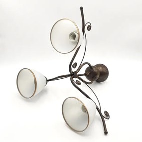 Brilagi - LED Felületre szerelhető csillár ANTICO 3xE27/60W/230V bronz patina