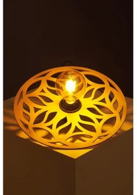 Csillár zsinóron FALCO 1xE27/60W/230V átm. 30 cm bézs