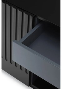 Doric fekete tálalószekrény, szélesség 150 cm - Teulat