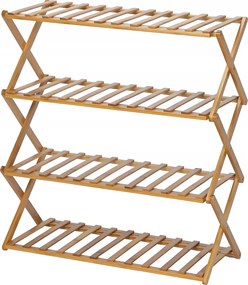 Keskeny Cipőtartó Állvány, Hordozható Összecsukható Cipőtároló Állvány