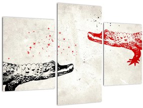 Kép - krokodilok (90x60 cm)