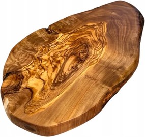 Rusztikus Olajfa Deszka DRS30 Bárka Felvágottak és Sajtok Tálalásához