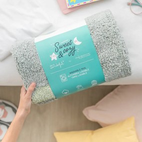 Kék mosható kézi szövésű pamut gyerek szőnyeg ø100 cm Big Big World – Lorena Canals