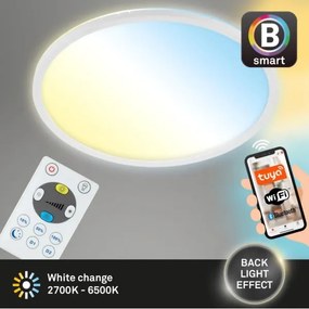 Briloner 7058-016 - LED Dimmelhető lámpa SLIM LED/18W/230V Wi-Fi Tuya + + távirányító
