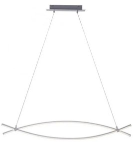 JUST LIGHT. 15382-55 - LED Csillár zsinóron MAJA 2xLED/8,4W/230V króm