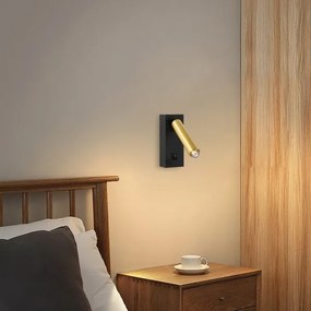 Brilagi - LED Fali spotlámpa MAYA 1xG9/7W/230V fekete/arany