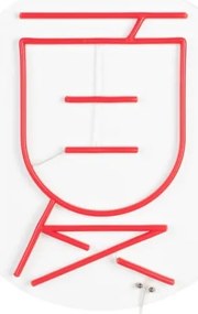 Piros LED neon fénydekoráció Sya – Dutchbone