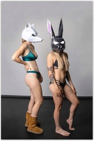 Poszterek 60x90 Lányok Nyuszik