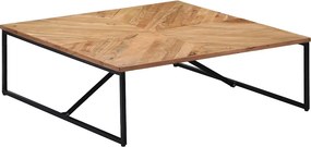 vidaXL tömör akácfa dohányzóasztal 110 x 110 x 36 cm