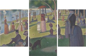 Kép - Georges Seurat, A Sunday on La Grande Jatte, reprodukciók (90x60 cm)