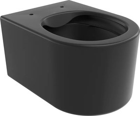 Mexen Sofia rim nélküli fekete matt WC-csésze - 3354XX85