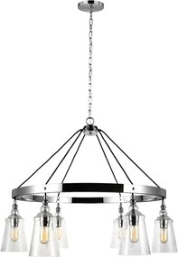 ELSTEAD QN-LORAS6 LORAS Modern Csillár Króm E27 IP20