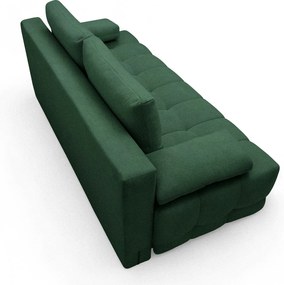Tuko kinyitható kanapé tárolóval - zöld Freya 210-09 dzsörzé