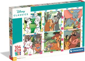 Disney Classics Moments 104 db-os maxi puzzle Clementoni