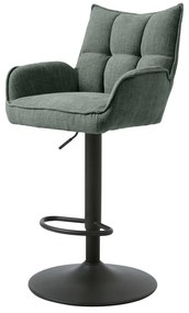 Zöld állítható magasságú bárszék szett 2 db-os Marilla – Unique Furniture