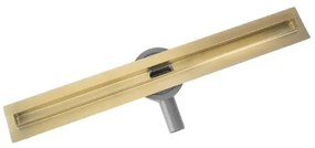 REA-G2714 - NEOX SLIM 70 cm zuhanyfolyóka, rozsdamentes acél/szálcsiszolt arany