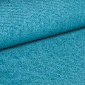 Kárpitozott boxspring ágy GLORIEN VELVET 140x200 cm türkiz Matrac: Bonell rugós matrac