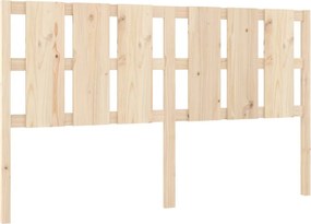 vidaXL tömör fenyőfa ágyfejtámla 185,5 x4x100 cm