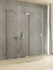 New Trendy Reflexa zuhanykabin 100x80 cm négyszögletes króm fényes/átlátszó üveg EXK-5213
