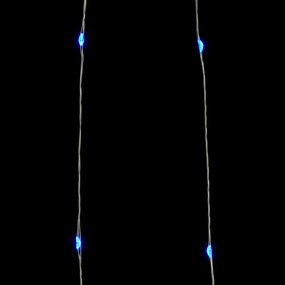 8 funkciós kék fényű tündérfényfüzér 400 LED-del 40 m