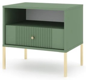 Éjjeliszekrény Zöld Színben. ISEO IS06