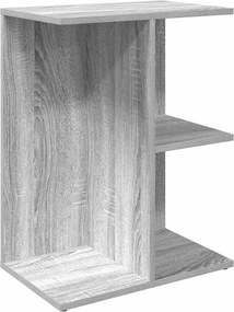 vidaXL éjjeliszekrény szürke sonoma 46,5x29x61 cm gépelt fa