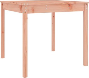 vidaXL tömör duglászfenyő kerti asztal 82,5 x 82,5 x 76 cm
