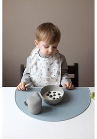 Kék-szürke szilikon gyerek kanál szett 2 db-os Midnight Mix – Cam Cam Copenhagen