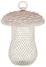 Őzlábgomba alakú mogyorótartó madáretető, 13 x 17 cm