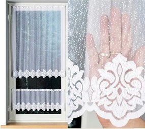 Jacquard függöny Jacquard mintás 200x30cm irigység (kész) szegéllyel