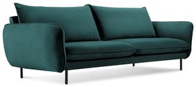 Vienna olajzöld bársony kanapé, 200 cm - Cosmopolitan Design