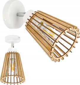 Lámpa fali lámpa E27 fali mozgás loft fa öko