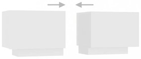 fehér forgácslap éjjeliszekrény 100 x 35 x 40 cm