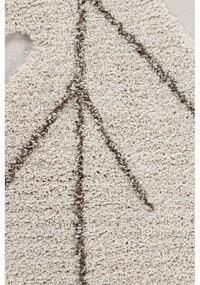 Bézs mosható kézi szövésű pamut gyerek szőnyeg 120x180 cm Monstera Natural – Lorena Canals