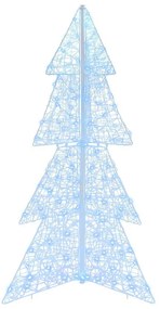 Karácsonyfa 160 LED-del Hideg Fehér 150 cm Akril