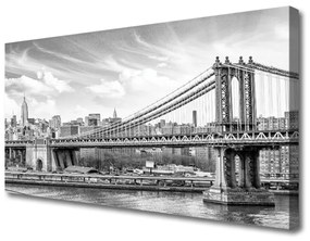 Vászonkép falra Bridge architektúra 125x50 cm