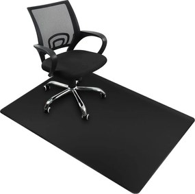 Szék alatti fekete műanyag szőnyeg 100 x 140 cm