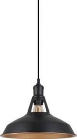 Függeszték Fekete Freya ITALUX-MDM-2315-1-M-BK-GD