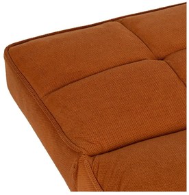 Téglavörös zsenília kinyitható kanapé 175 cm – Ixia