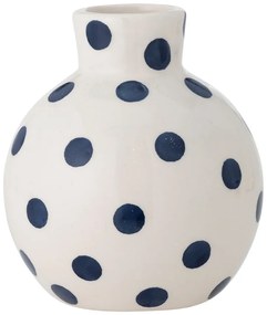 Fehér kerámia kézzel festett váza (magasság 11 cm) Fian – Bloomingville