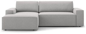 Világosszürke kinyitható sarokkanapé (bal oldali) Jodie – Micadoni Home