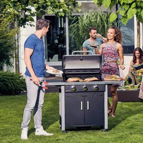 Chicago 3 fekete kültéri gáz grillsütő - ENDERS